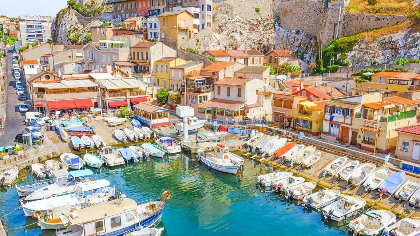 Marseille xinh đẹp bên bờ Địa Trung Hải.