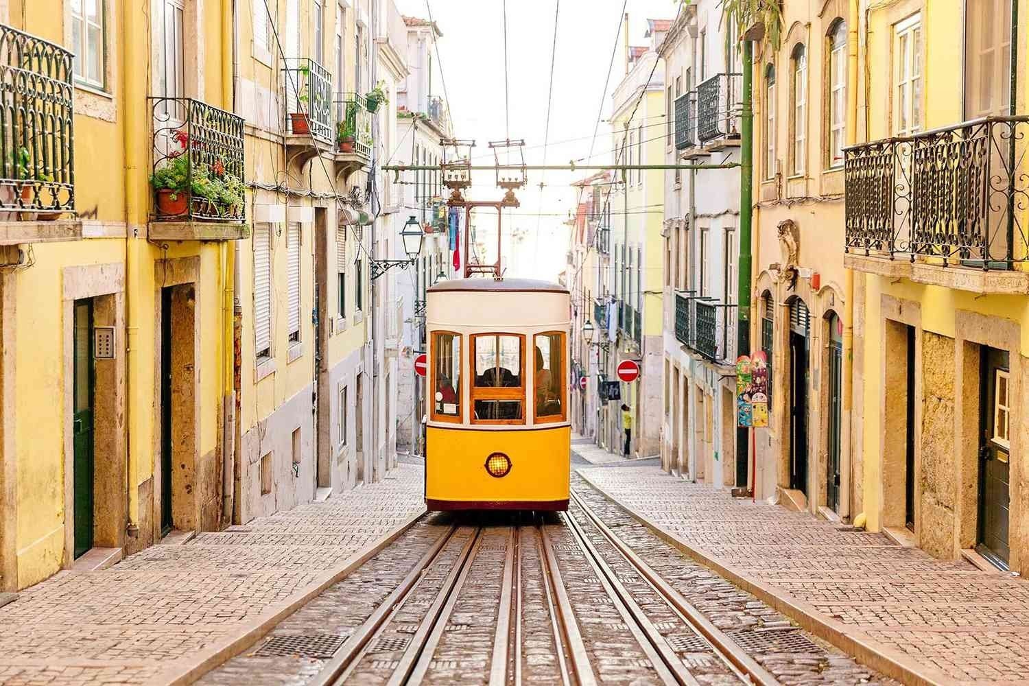 Góc phố ở Lisbon.