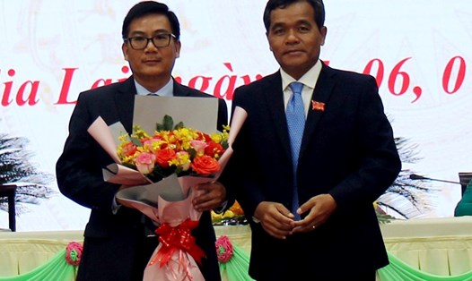 Ông Phạm Minh Trung được bầu làm uỷ viên UBND tỉnh, Giám đốc Sở Tài nguyên và Môi trường tỉnh Gia Lai. Ảnh: Thanh Tuấn