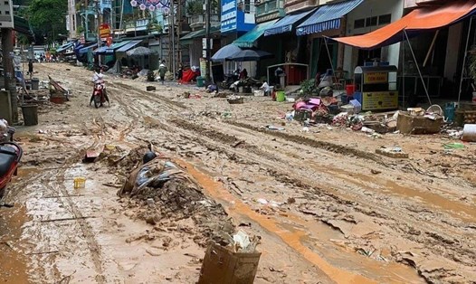 Mưa lớn gây thiệt hại nặng nề ở huyện Hoàng Su Phì. Ảnh: Ban Chỉ đạo PCTT Hoàng Su Phì