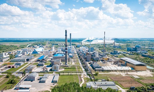Nhà máy phân bón Lifosa ở Kedainiai, Lithuania. Ảnh: Wiki