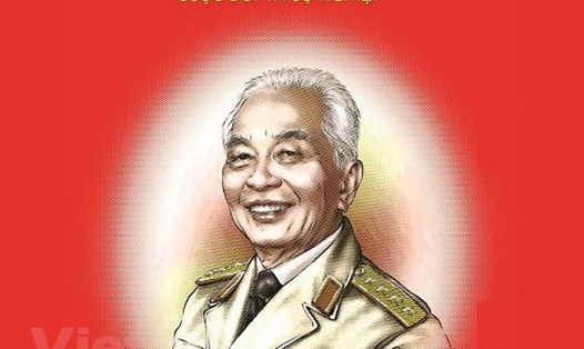 Bìa bộ sách lịch “Đại tướng Võ Nguyên Giáp - cuộc đời và sự nghiệp”. Ảnh: Vietnam+