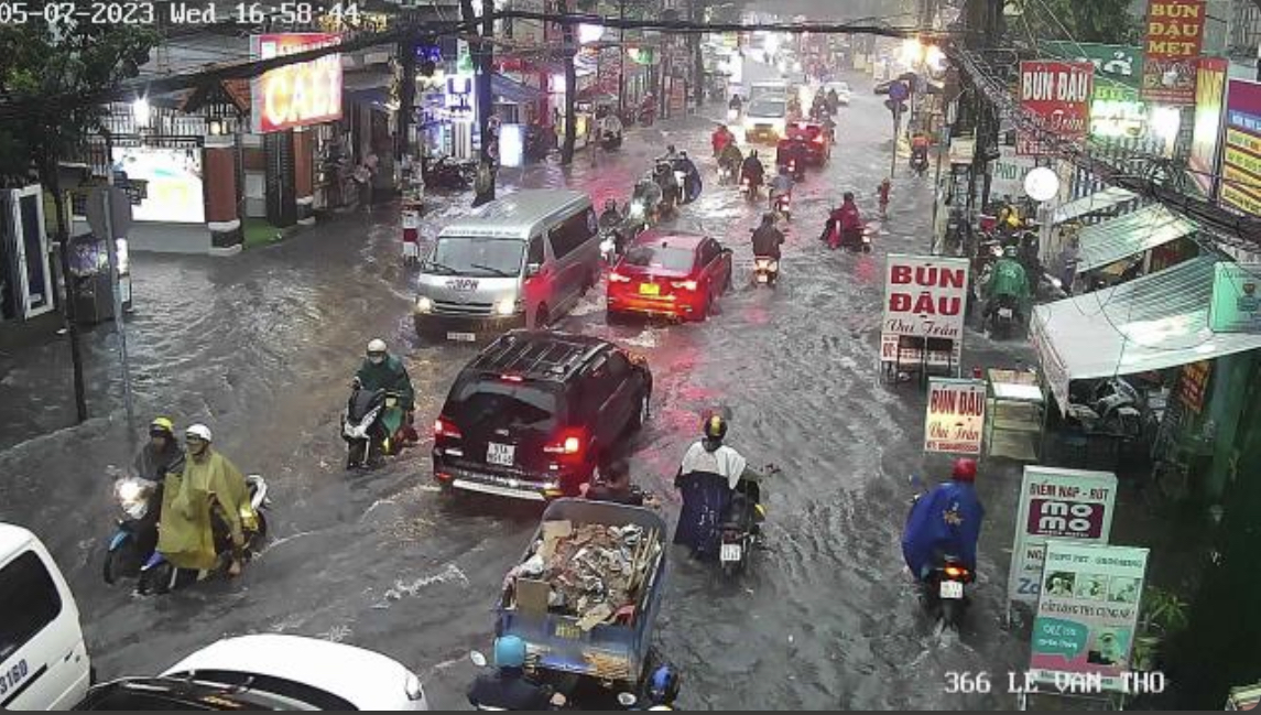 Hình ảnh ghi nhận tại một số tuyến đường ở TP Hồ Chí Minh chiều 5.7. Ảnh: UDI Maps