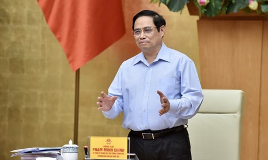 Thủ tướng Phạm Minh Chính chỉ đạo trước 15.7, phải trả lời kiến nghị, đề xuất của địa phương, không để chậm trễ. Ảnh: VGP