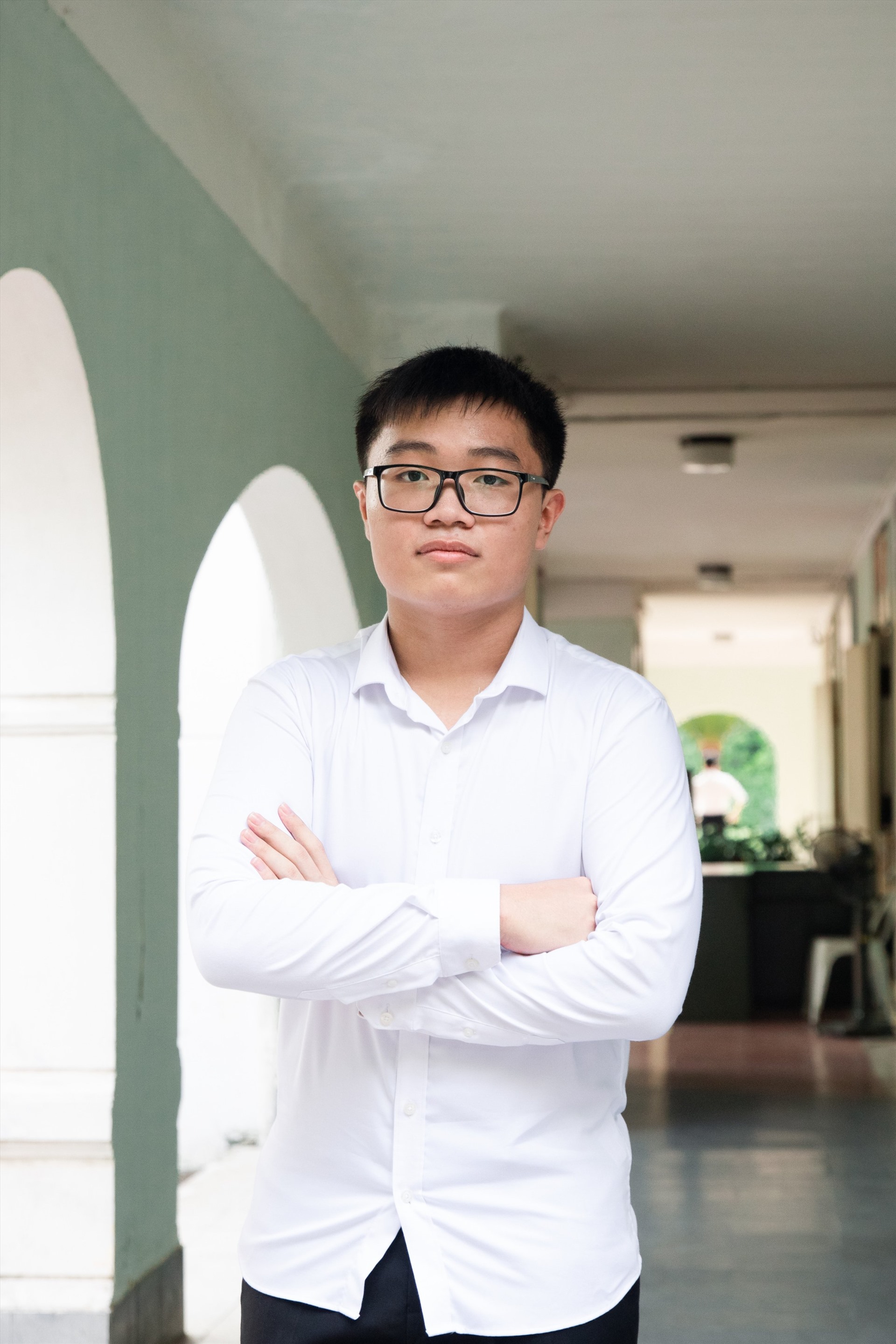 Lê Tú Quang, học sinh đạt 1560/1600 điểm kì thi SAT. Ảnh: Nhân vật cung cấp