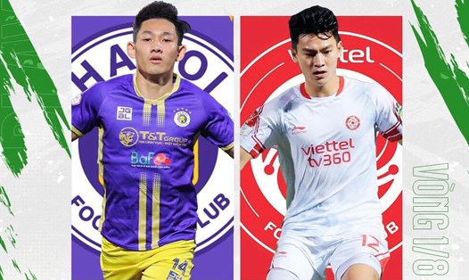 Câu lạc bộ Hà Nội chạm trán Viettel ở vòng 1/8 Cúp Quốc gia 2023. Ảnh: FPT Play