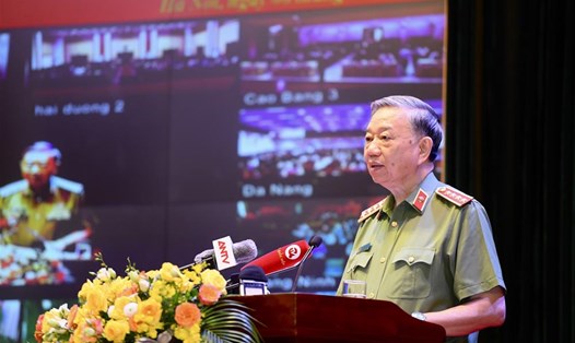 Đại tướng Tô Lâm - Uỷ viên Bộ Chính trị, Bộ trưởng Bộ Công an. Ảnh: BCA
