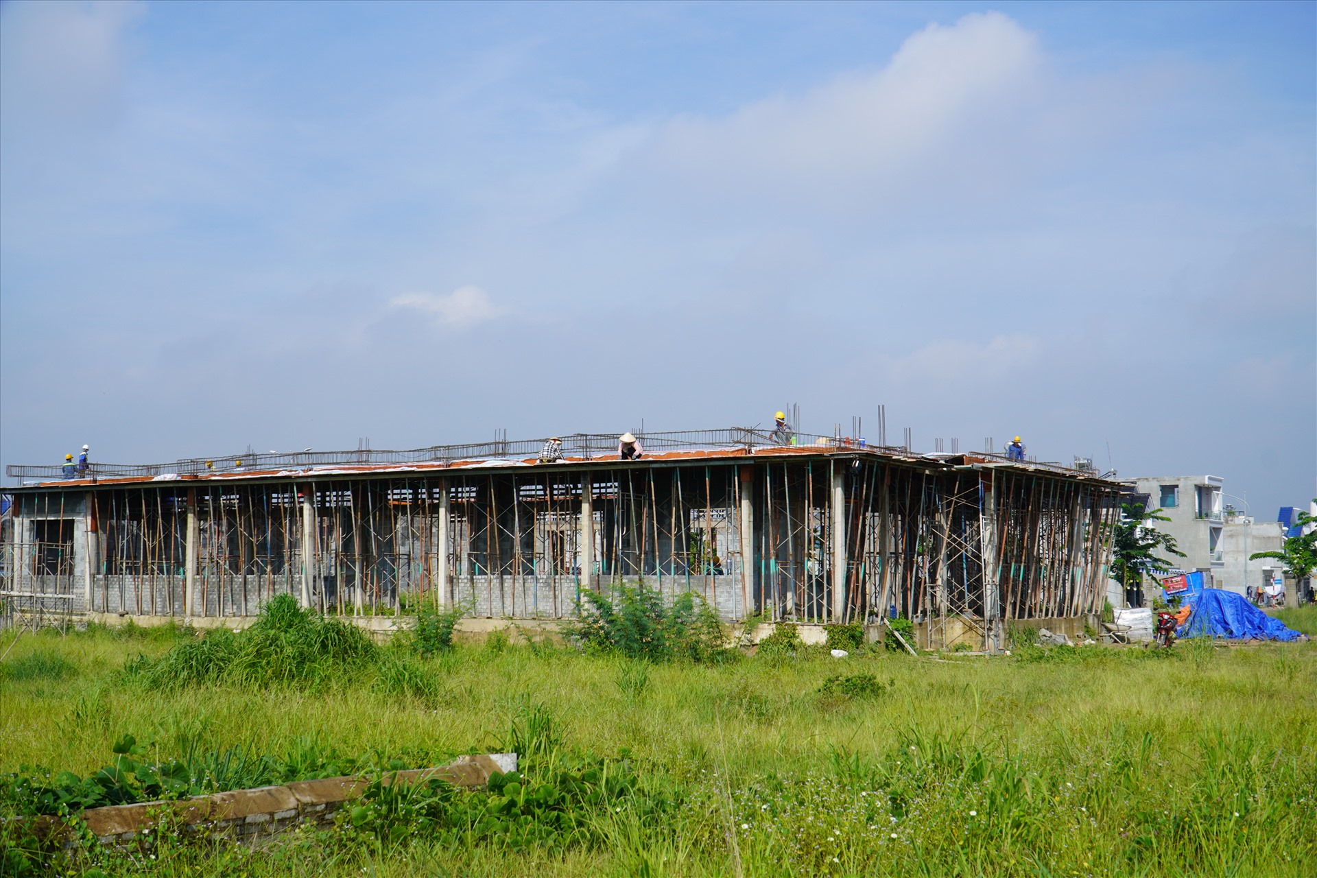 Khảo sát khu tái định cư Lộc An - Bình Sơn nơi di dời người dân vùng dự án sân bay Long Thành tới định cư. Ảnh: Hà Anh Chiến
