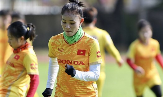 Trung vệ Chương Thị Kiều là nhân tố quan trọng trong đội hình tuyển nữ Việt Nam tham dự World Cup nữ 2023. Ảnh: Thanh Vũ