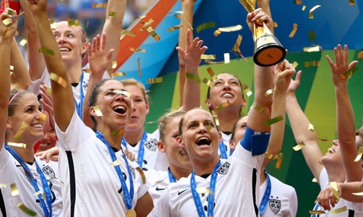 Tuyển nữ Mỹ là đội bóng được xếp hạng cao nhất thế giới và là ứng viên số 1 tại World Cup 2023. Ảnh: US Soccer
