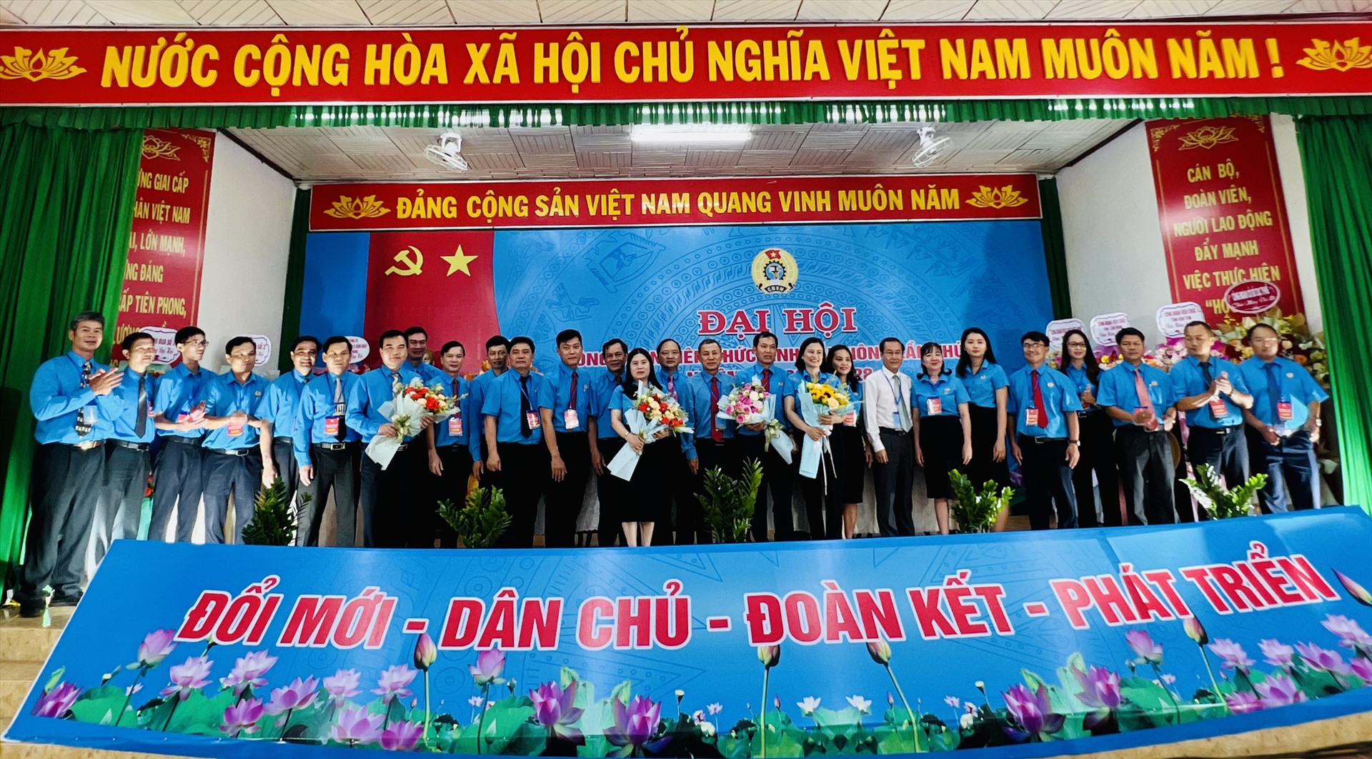 Công đoàn viên chức Đắk Nông tổ chức Đại hội lần thứ III, nhiệm kỳ 2023 - 2028 . Ảnh Phan Tuấn 
