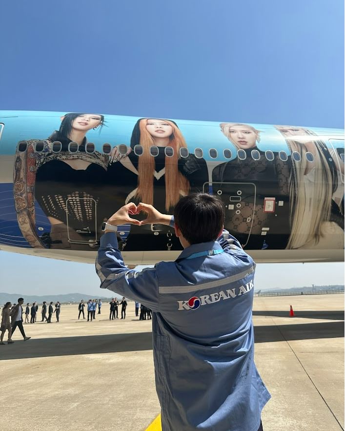 Korean Air ký hợp đồng kinh doanh, tài trợ cho Blackpink trong chuyến lưu diễn vòng quanh thế giới. Ảnh: Korean Air