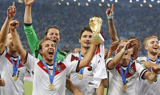 Năm 2014, bóng đá Đức lên đỉnh cao với chức vô địch World Cup. Ảnh: Bundesliga
