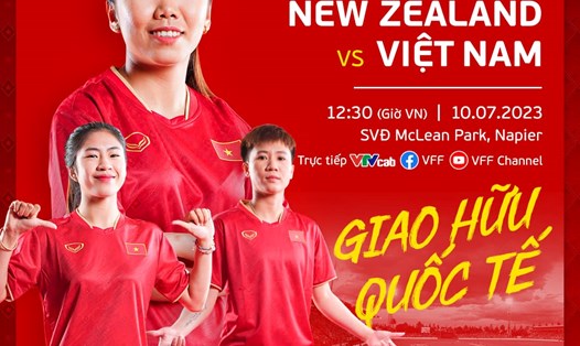 Tuyển nữ Việt Nam giao hữu với tuyển nữ New Zealand. Ảnh: VFF