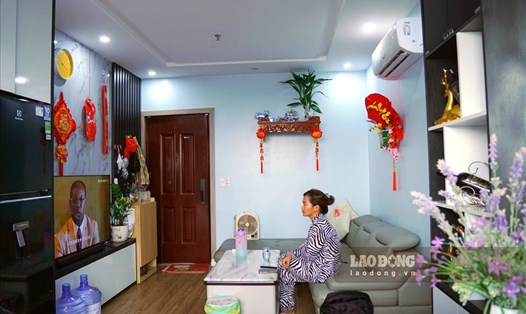 Bên trong 1 căn hộ tại dự án nhà ở xã hội Cát Tường Eco (phường Võ Cường, TP Bắc Ninh). Ảnh: Trần Tuấn