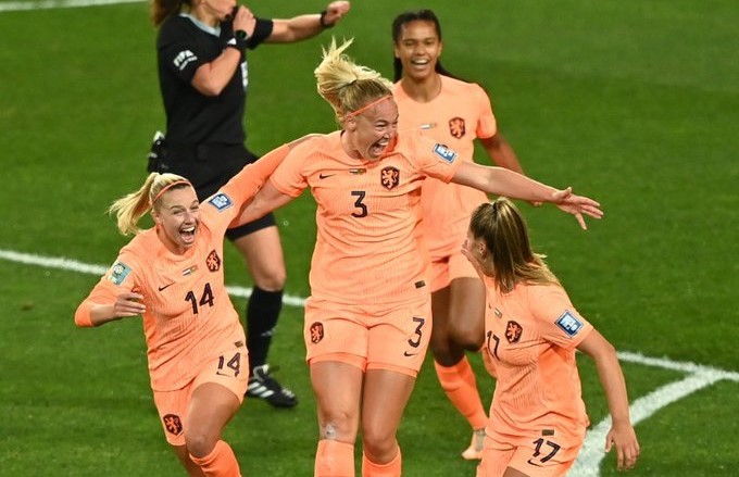 Tuyển nữ Hà Lan đang xếp thứ 2 bảng E World Cup nữ 2023. Ảnh: FIFA