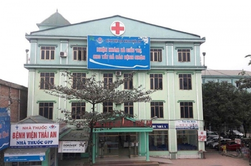 Bệnh viện Đa khoa Thái An (địa chỉ tại TP Vinh - Nghệ An). Ảnh: Hải Đăng