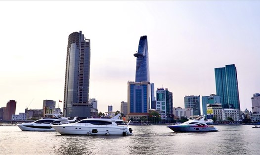 Lễ hội sông nước TP Hồ Chí Minh lần thứ nhất năm 2023 diễn ra từ ngày 4.8.2023. Ảnh: Anh Tú