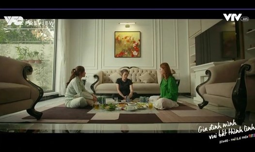 Tình tiết trong phim "Gia đình mình vui bất thình lình". Ảnh: NSX.