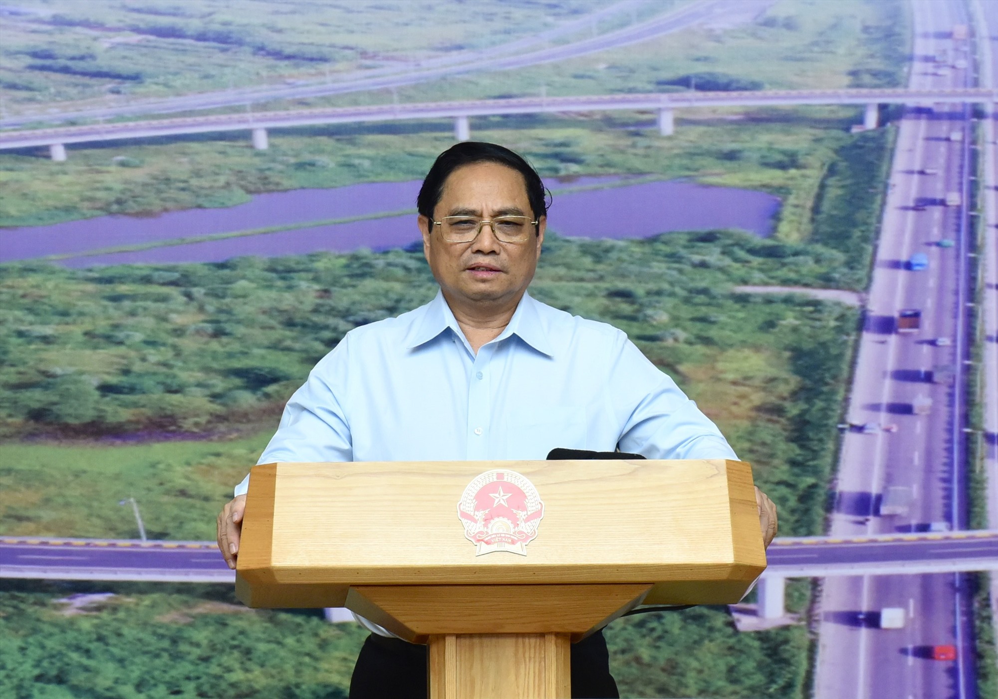 Thủ tướng Phạm Minh Chính phát biểu tại phiên họp. Ảnh: Hải Nguyễn