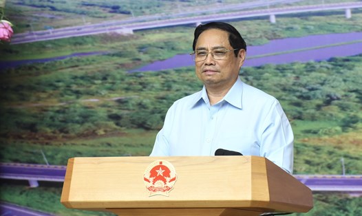 Thủ tướng Phạm Minh Chính phát biểu chỉ đạo tại phiên họp. Ảnh: Hải Nguyễn