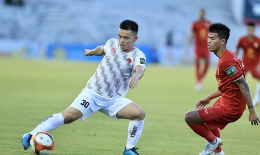 Hồng Lĩnh Hà Tĩnh chạm trán Hải Phòng tại vòng 6 giai đoạn 2 V.League 2023. Ảnh: Hà Tĩnh FC