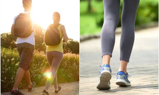 Nghiên cứu có thấy, đi bộ 4.000 bước mỗi ngày sẽ giúp giảm nguy cơ tử vong. Đồ họa: Thanh Thanh