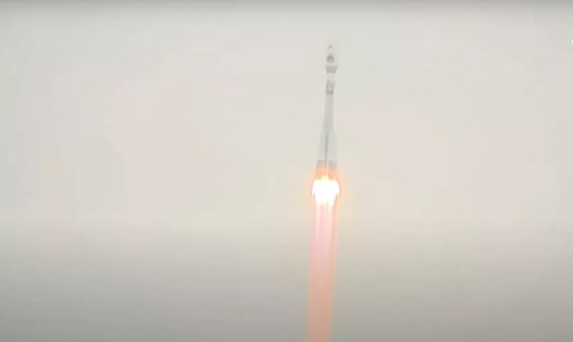 Tàu thăm dò mặt trăng Luna-25 được Nga phóng bằng tên lửa Soyuz-21.b ngày 10.8.2023. Ảnh: Roscosmos