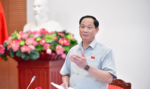  Phó Chủ tịch Quốc hội Trần Quang Phương phát biểu chỉ đạo. Ảnh: VPQH