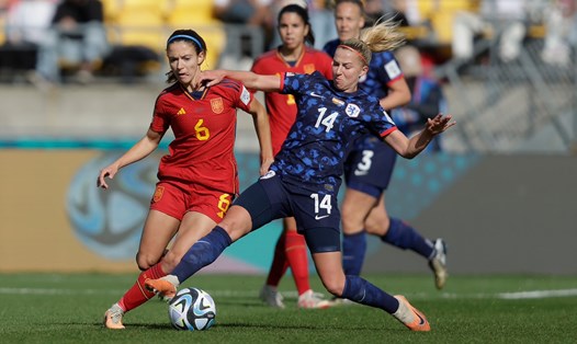 Tuyển nữ Tây Ban Nha lần đầu vào bán kết World Cup nữ sau khi thắng Hà Lan 2-1. Ảnh: LĐBĐ Hà Lan