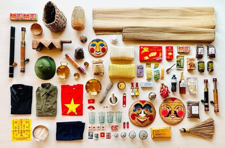 Bộ sưu tập của Arnaud trong 21 ngày du lịch Hà Nội. Ảnh: Arnaud Zein El Din