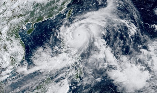 Hình ảnh vệ tinh bão Doksuri ngày 25.7. Ảnh: RAMMB/CIRA
