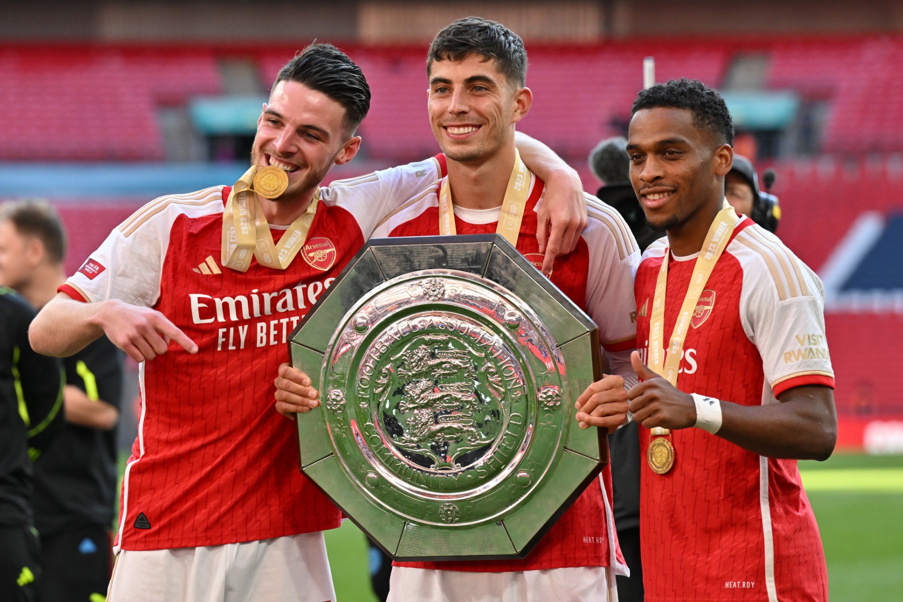 Arsenal có màn chạy đà tốt cho mùa giải mới.  Ảnh: AFP