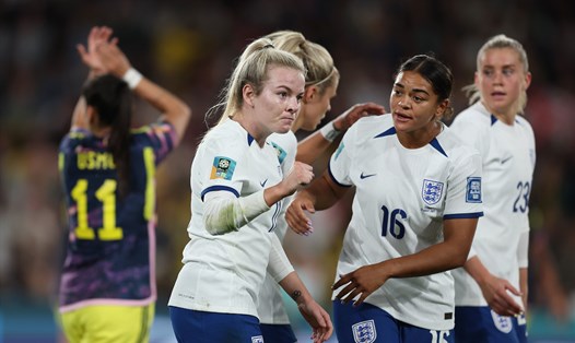 Tuyển nữ Anh giành quyền vào bán kết World Cup nữ 2023 sau chiến thắng khó nhọc trước Colombia. Ảnh: LĐBĐ Anh