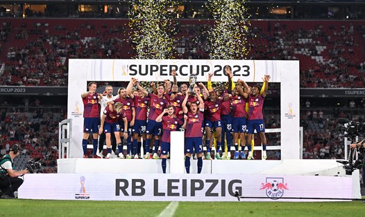 RB Leipzig lần đầu tiên giành được Siêu Cúp Đức. Ảnh: RB Leipzig FC