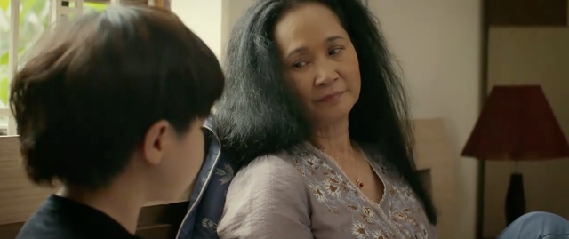 Bà Cúc tiều tuỵ khi chia xa con dâu. Ảnh: NSX.