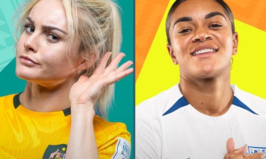 Tuyển nữ Australia vs Anh tạo nên 1 trong 2 cặp bán kết tại World Cup nữ 2023. Ảnh: FIFA