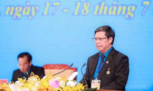 Ông Nguyễn Văn Cảnh - Chủ tịch Liên đoàn Lao động tỉnh Bắc Giang.