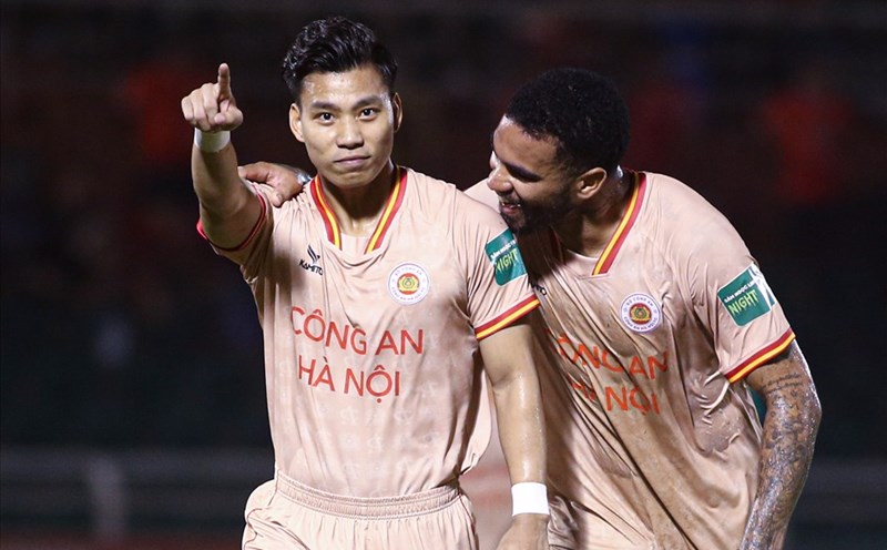 Câu lạc bộ Công an Hà Nội có lợi thế lớn trong cuộc đua vô địch V.League 2023. Ảnh: Thanh Vũ
