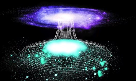 Theo thuyết tương đối rộng của Einstein, khi đảo ngược trình tự hình thành một hố đen, chúng ta sẽ có một hố trắng vũ trụ. Ảnh: Future