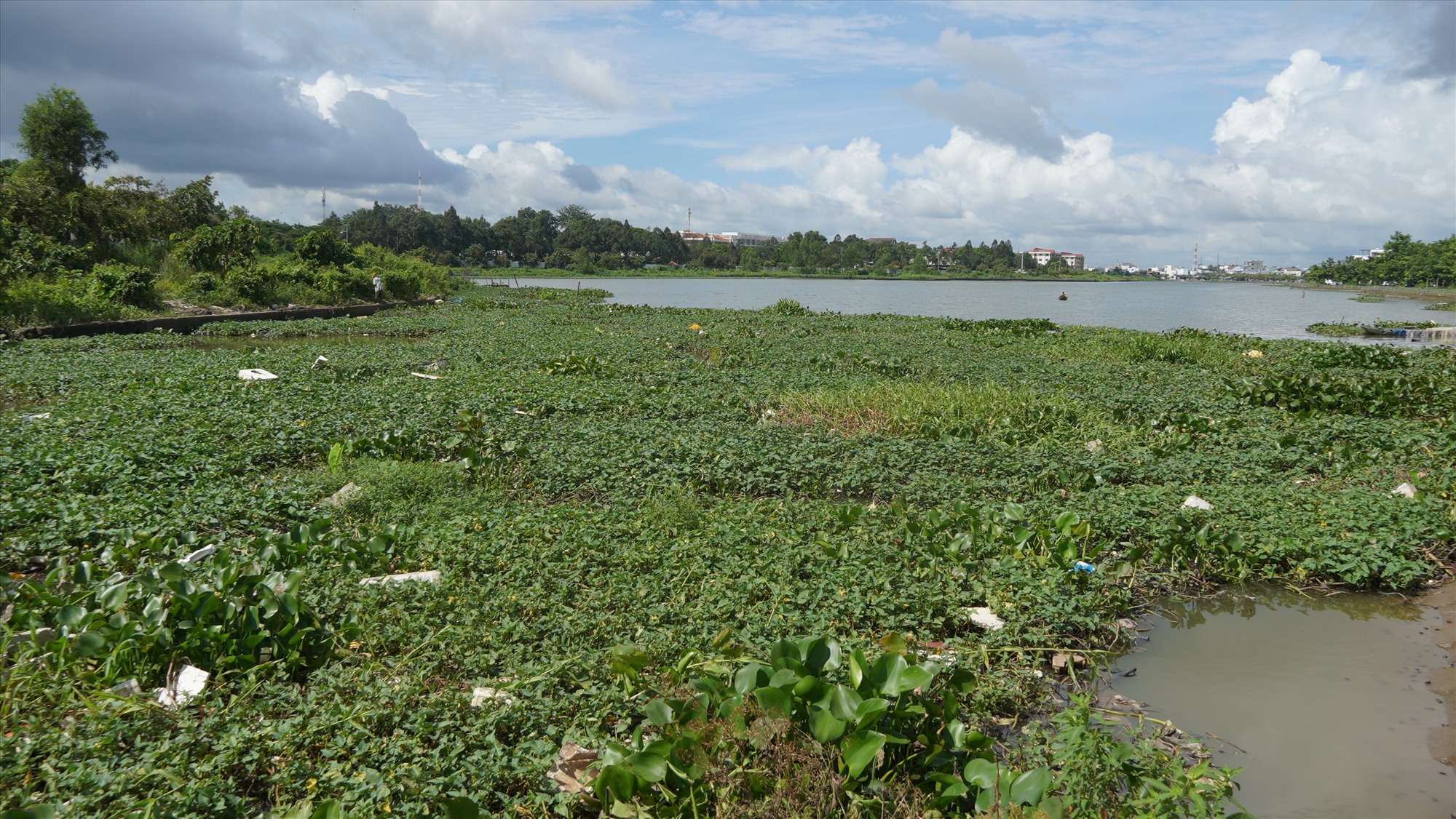 Tại hồ Búng Xáng (thuộc phường An Khánh, quận Ninh Kiều) là hồ điều tiết nước lớn nhất của TP Cần Thơ và hiện tuyến đường quanh hồ đã được quy hoạch Phố Ẩm thực. Thế nhưng, rác thải vẫn nhiều mặc dù chính quyền ra sức dọn vệ sinh nhiều lần.