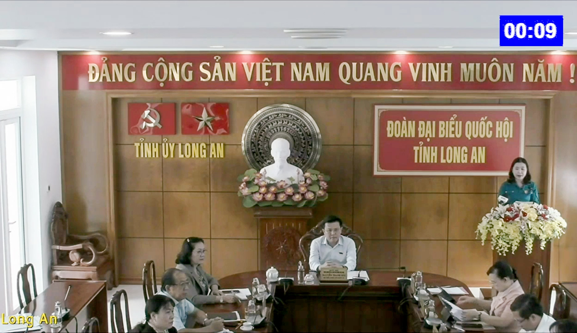 Đại biểu Lê Thị Song An (đoàn Long An). Ảnh: Quochoi.vn