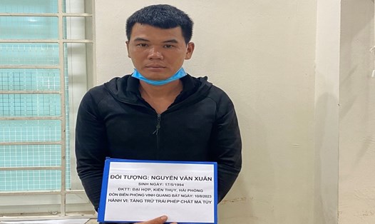 Nguyễn Văn Xuân tại cơ quan điều tra. Ảnh: Viện KSND Hải Phòng