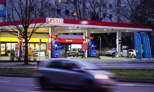 Một trạm xăng ở Berlin, Đức. Ảnh minh họa. Ảnh: Xinhua 