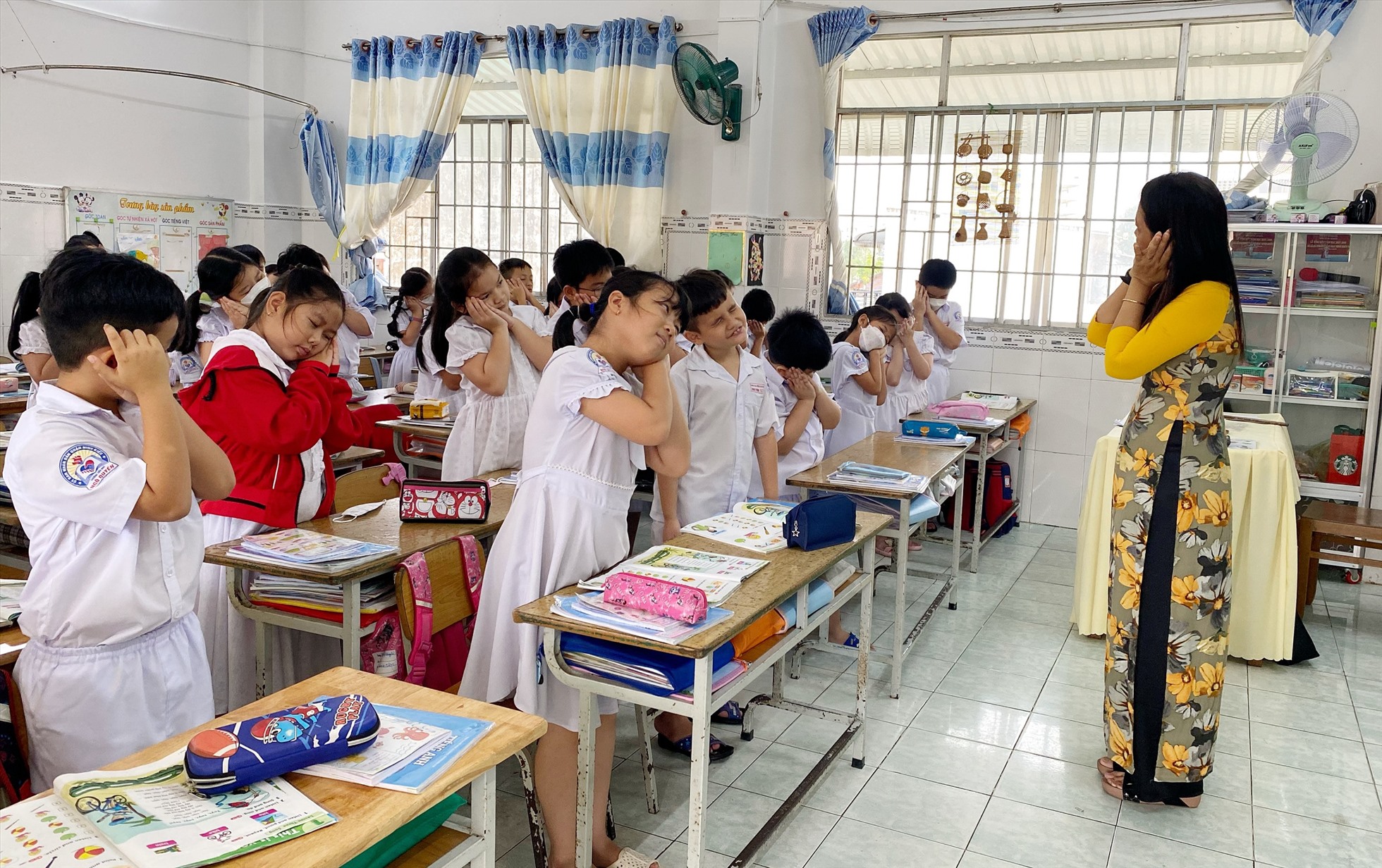 Trường Tiểu học Ngô Quyền (quận Ninh Kiều, TP.Cần Thơ) được chọn thực hiện thí điểm. Ảnh: Yến Phương