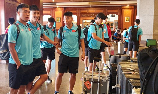 Đội tuyển U23 Việt Nam đã có mặt tại Rayong - địa điểm tổ chức giải U23 Đông Nam Á 2023. Ảnh: VFF
