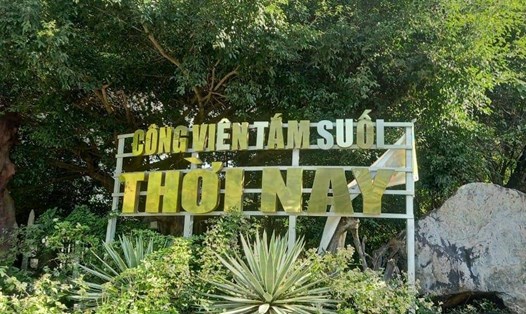 Khu du lịch nằm bên bờ suối Lương tại Liên Chiểu, Đà Nẵng. Ảnh: Đoàn Minh