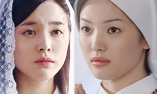 Song Hye Kyo và Han Ji Min. Ảnh: Chụp màn hình