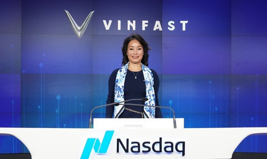 CEO VinFast Lê Thị Thu Thủy cho biết mức định giá 85 tỉ USD của VinFast đã khẳng định niềm tin của thị trường đối với doanh nghiệp. Ảnh: VinFast 