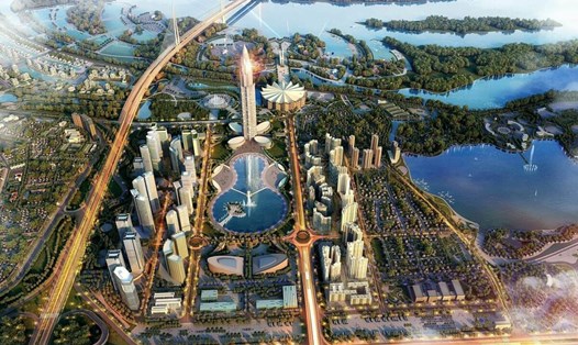 Sẽ khởi công "siêu dự án" thành phố thông minh ở Đông Anh trong năm 2023. Ảnh: BRG